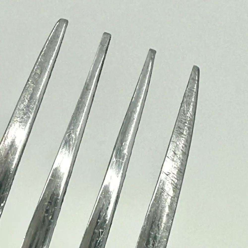 Towle Ariel Satin Lot of 5~3 Salad Forks 7-3/8 & 2 Dinner Forks 8 1/8 Stainless